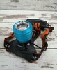nowelatarki czołowe 2x dioda led t6 / pe z zoomem ładowarka - 4