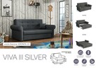 Sofa VIVA III SILVER - 10