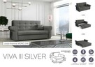Sofa VIVA III SILVER - 5