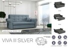 Sofa VIVA III SILVER - 12