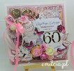 Kartka z życzeniami w pudełku z okazji 40 urodzin - Różowa - 14