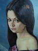 Portret dziewczyny70/50 cm ol/pl. O. Gonczarenko - 4