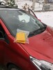 Osłona antyszronowa, mata przeciw śniegowi na szybę auta na - 7