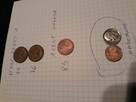 monety USA (one cent ,one dime ,five cents) rozne roczniki - 4