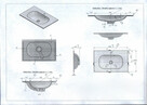 Umywalka naszafkowa prostokątna IdealStones, 80 x 50 cm - 6