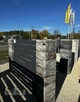 ogrodzenie z bloczków betonowych, pustaki ogrodzeniowe - 2