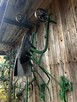 Zabytkowe narzędzia rolnicze kultywator, brony, młynek, pług - 4