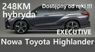 Toyota Highlander Hybryda Executive 248KM Kamera 360 Super Cena Dostępny od ręki  3254zł - 1