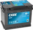 Akumulator EXIDE AGM START&STOP EK600 60Ah 680A - 1