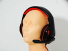 Słuchawki EasyAcc Stereo X2 czarno-czerwone - 3