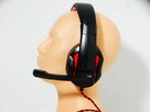 Słuchawki EasyAcc Stereo X2 czarno-czerwone - 4