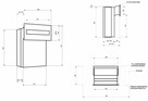 Skrzynka NA LISTY przelotowa antracyt RAL 7016 - 5