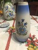 Duży wazon wzór kaszubski Lubiana Toruń porcelana PRL - 2