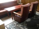 Komplet wypoczynkowy, kanapa+2 fotele+stół rozkładany PRL - 2