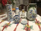Duży wazon wzór kaszubski Lubiana Toruń porcelana PRL - 3