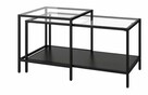 IKEA stolik 90x50 cm czarny w świetnym stanie bez zarysowań. - 1