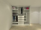 Projekt szafy, garderoby, wizualizacja - 4