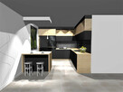 Projekt kuchni 3D wizualizacja kuchnie na wymiar projekty - 3