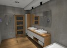 Projekt łazienki 3D wizualizacja - 2