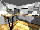 Projekt kuchni 3D wizualizacja kuchnie na wymiar projekty - 7