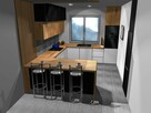 Projekt kuchni 3D wizualizacja kuchnie na wymiar projekty - 2