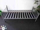 Łóżko piętrowe metalowe kwaterowe 90x200 cm DUŻE ILOŚCI - 8