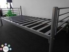 Łóżko piętrowe metalowe kwaterowe 90x200 cm DUŻE ILOŚCI - 10