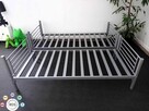 Łóżko piętrowe metalowe kwaterowe 90x200 cm DUŻE ILOŚCI - 9