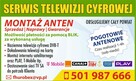 Anteny TV SAT:montaż serwis naprawa#Głogów, Sława, 501987666 - 1