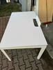 Biurko białe DYNAMOBEL 140x80cm biurka stoły białe do szkół - 3