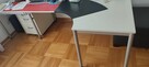 Sprzedam solidne biurko z metalowymi nogami firmy IKEA - 1