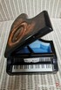 Fortepian F Chopin pozytywka miniaturka dekoracja Vintage - 2