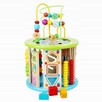 Drewniana sensoryczna edukacyjna montessori, rybki, sorter, - 3