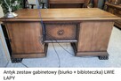 Sprzedam dwa zestawy mebli gabinetowych antycznych - 2