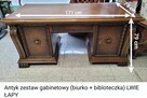 Sprzedam dwa zestawy mebli gabinetowych antycznych - 3