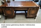 Sprzedam dwa zestawy mebli gabinetowych antycznych - 4