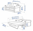 Ikea Gronlid Sofa kanapa 2-osobowa rozkładana - 9