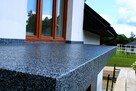 Kamienny dywan, posadzki żywiczne na taras, schody, balkon - 16