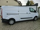 Ford Transit Custom 2.2 TDCi 125KM LONG bezwypadek BDB WYPOSAŻENIE FV 23% 3 osobowy L2 - 4