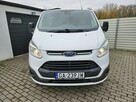 Ford Transit Custom 2.2 TDCi 125KM LONG bezwypadek BDB WYPOSAŻENIE FV 23% 3 osobowy L2 - 9