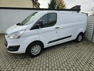 Ford Transit Custom 2.2 TDCi 125KM LONG bezwypadek BDB WYPOSAŻENIE FV 23% 3 osobowy L2 - 12