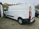 Ford Transit Custom 2.2 TDCi 125KM LONG bezwypadek BDB WYPOSAŻENIE FV 23% 3 osobowy L2 - 14