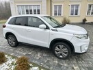 Suzuki Vitara 1.4 benzyna kamera navi 85 tys km FULL LED biała Perła - 3