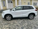 Suzuki Vitara 1.4 benzyna kamera navi 85 tys km FULL LED biała Perła - 11