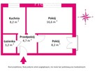 Mieszkanie dwupokojowe w Świdniku – 39 m² - 2