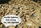 Opał dębowy - kostka dębowa drewno do wędzenia węgiel pellet - 1