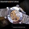 zegarek ZŁOTY SKELETON mechaniczny na RUBINACH --> metalowy - 2