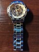 zegarek ZŁOTY SKELETON mechaniczny na RUBINACH --> metalowy - 5