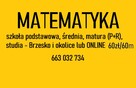 Korepetycje matematyka - szkoła, e8, matura, studia, mgr UJ - 2