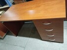 Biurko gabinetowe 140x70 CALVADOS biurka stoły do szkół dom - 3